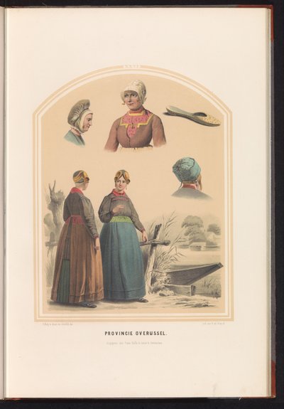 Costume of Overijssel, 1857 by Ruurt de Vries