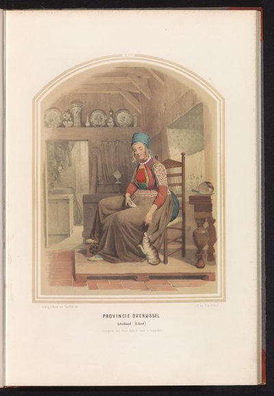Costume of the Island of Schokland in Overijssel, 1857 by Ruurt de Vries