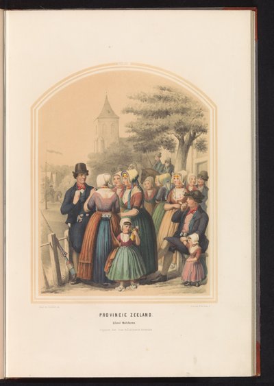 Costume of the Island of Walcheren in Zeeland, 1857 by Ruurt de Vries