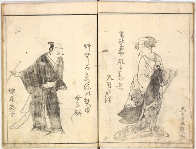Kabuki Actors on the Stage, 1784 by Ryukosai