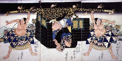 A Scene from the 4th Act of a Kabuki Play, 