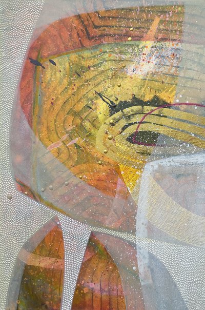 Abstract Golden Eye by SAN STARLING