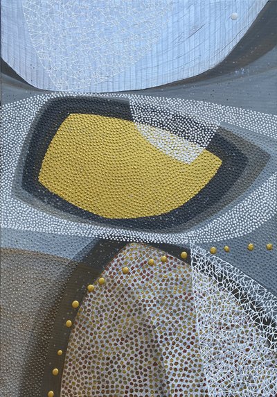 Golden Abstract Shapes by SAN STARLING
