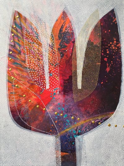 Rich Abstract Bloom by SAN STARLING