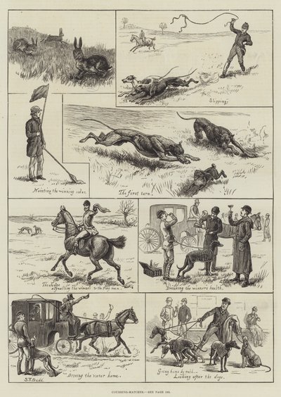 Coursing-Matches by S.T. (after) Dadd