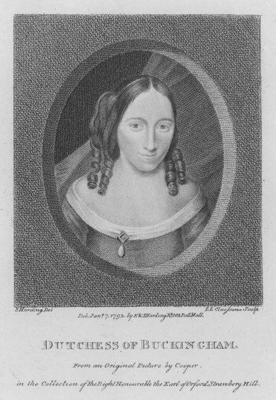 Dutchess of Buckingham by S. (after) Harding