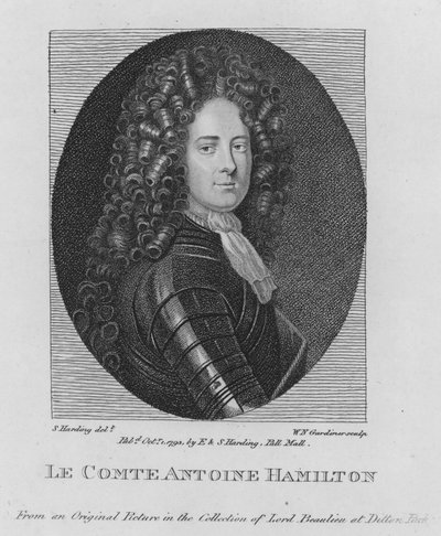 Count Antoine Hamilton by S. (after) Harding