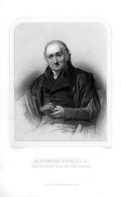 Alexander Adam, Scottish Teacher and Writer on Roman Antiquities by S. Freeman
