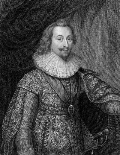 George Villiers, 1st Duke of Buckingham 1592-1628, 1824 by S. Freeman