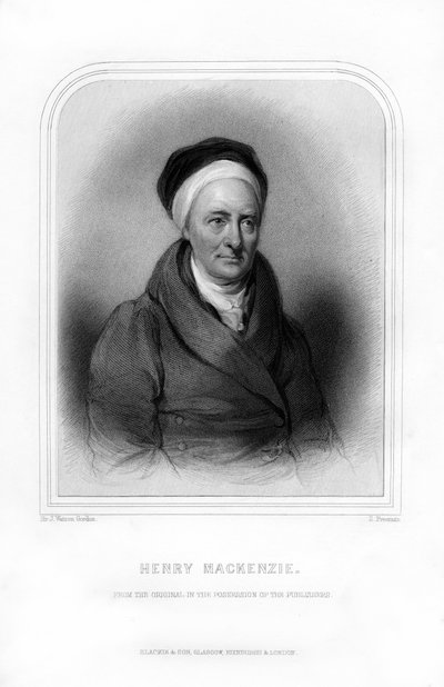 Henry Mackenzie, Scottish novelist and miscellaneous writer, 1870 by S. Freeman