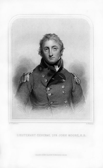 Sir John Moore, British soldier and general, 1870 by S. Freeman