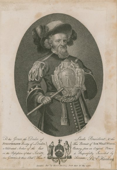 Sir William Wood, a celebrated archer by S. Harding