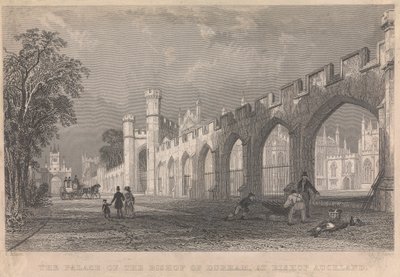 The Palace of the Bishop of Durham, at Bishop Auckland; page 96 (Volume One) by S. Lacey