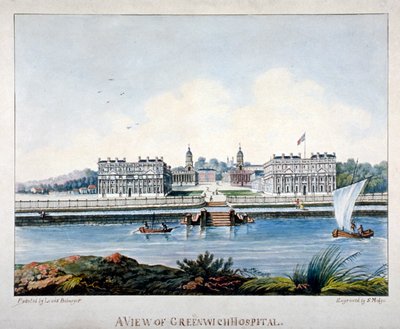 View of Greenwich Hospital from the Isle of Dogs, London by S Malgo