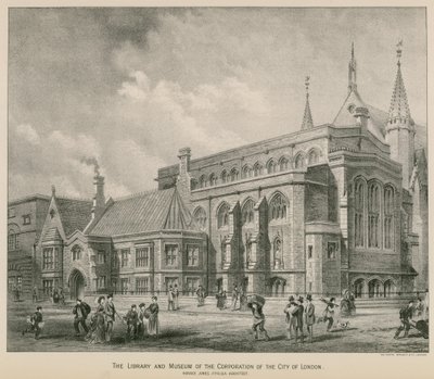 The Library and Museum of the Corporation of the City of London; Guildhall by S. Rosenthal