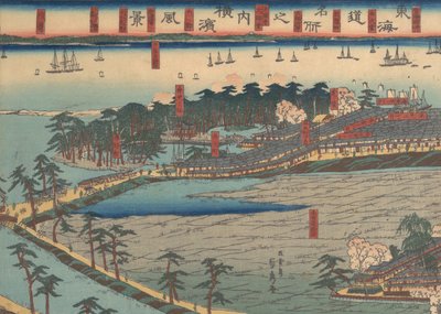 Landscape View at Yokohama by Sadahide Utagawa
