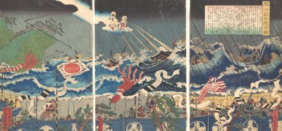 Warrior Scene by Sadahide Utagawa