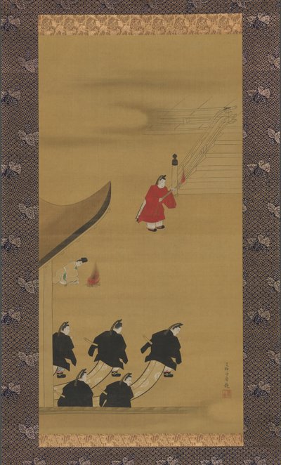 Activities of the Twelve Months Tsukinami-e by Sakai Hoitsu