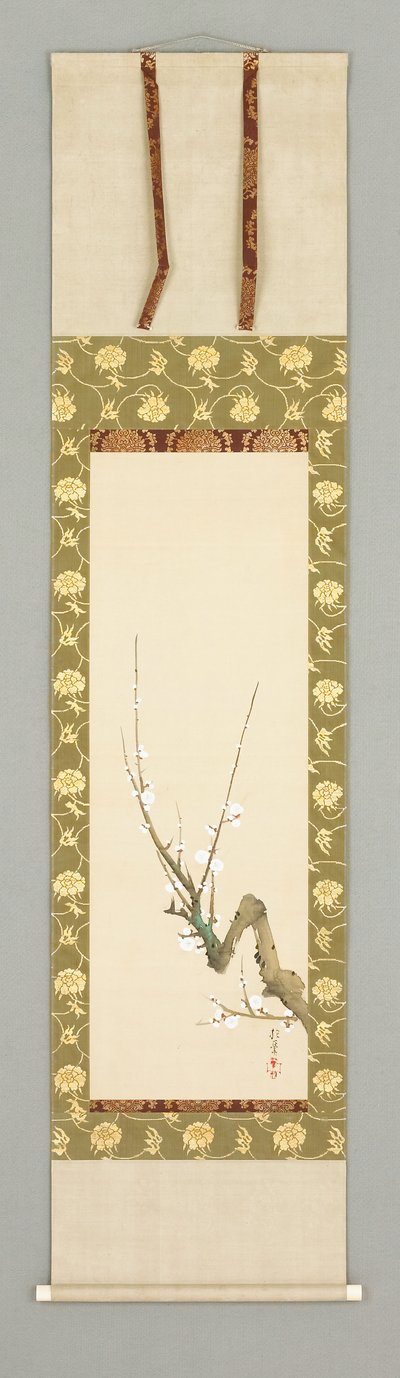 Triptych: Bamboo, Pine and Plum by Sakai Hoitsu