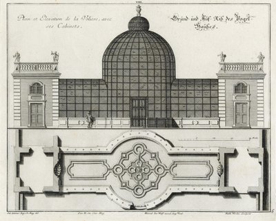 Plan and Elevation of the Birdhouse in the 