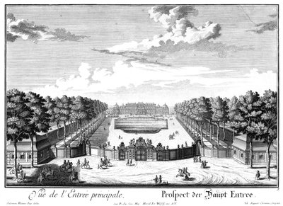 View of the Main Entrance Gate and the Upper Castle from the South by Salomon Kleiner