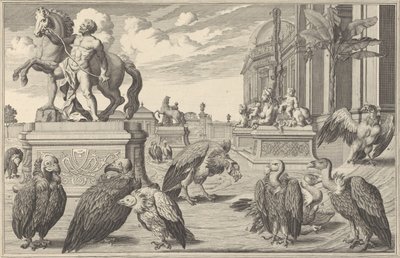 Memorable Residences of the Incomparable Hero of Our Century, or Buildings and Gardens, 1731-40 by Salomon Kleiner