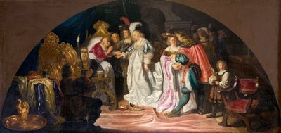 Ceiling Painting from Kronborg Castle Denmark by Salomon Koninck