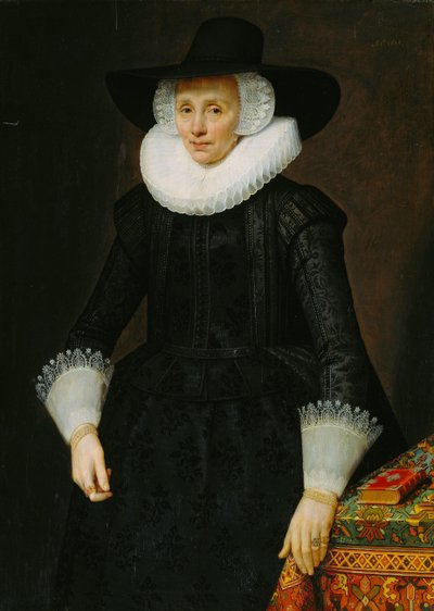 Portrait of Margarita Courten (1564-1640) by Salomon Mesdach (attributed to)
