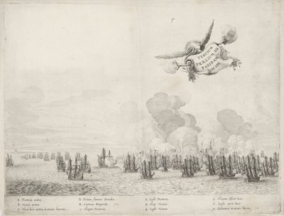 Third Battle with the Portuguese Fleet at Paraiba, 1640 by Salomon Savery
