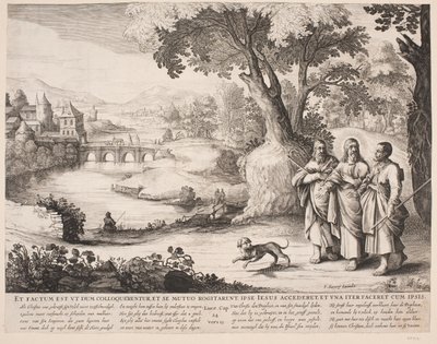 Pilgrims to Emmaus by Salomon Savery