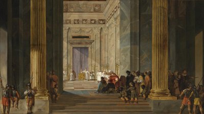 The Queen of Sheba Before the Temple of King Solomon in Jerusalem by Salomon de Bray