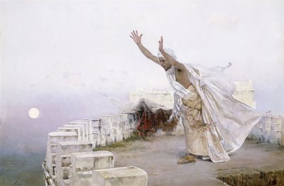 The Morning Prayer by Salvador Viniegra y Lasso de la