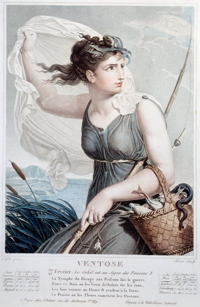 Revolutionary calendar of February 20 and 21: Ventose: The sun is at the sign of fish by Salvadore Tresca