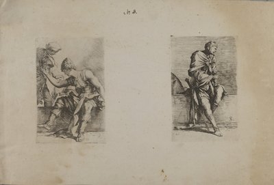 (Figurine Series) Seated Figure with Pointed Head by Salvator Rosa