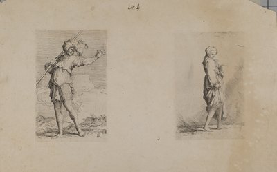 Figurine Series: Standing Man with Feathered Headdress by Salvator Rosa