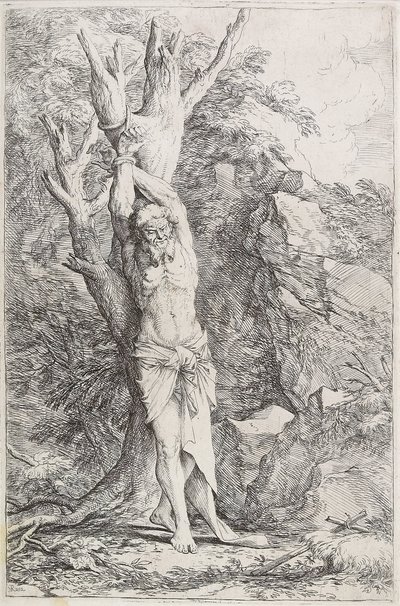 Albert, (Suffering Self-Imposed Penance) by Salvator Rosa