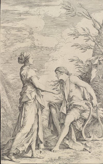 Apollo and the Cumaean Sibyl by Salvator Rosa