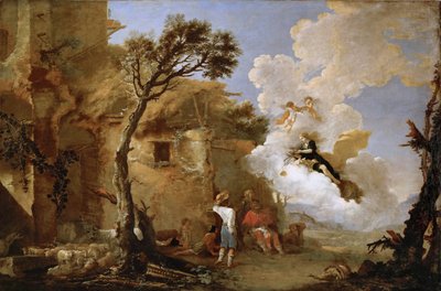 The Return of Astraea by Salvator Rosa