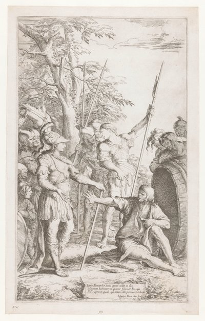 Diogenes Asks Alexander Not to Stand in His Light by Salvator Rosa
