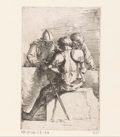 Three Soldiers by Salvator Rosa