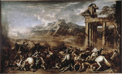 Heroic Battle by Salvator Rosa
