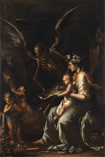 Human Frailty, c.1656 by Salvator Rosa