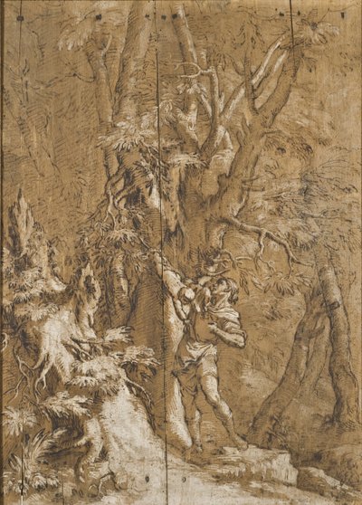 The Abandoned Oedipus by Salvator Rosa