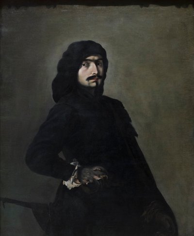 Self portrait as Pascariello by Salvator Rosa