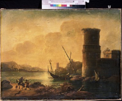 A Seascape by Salvator Rosa