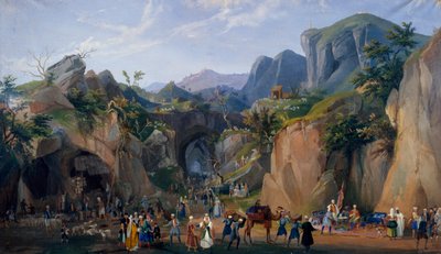 Scene from the Royal Nativity Scene of Ferdinand II by Salvatore Fergola