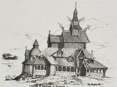 Borgund Stave Church, Norway by Salvatore Puglia