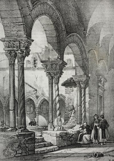 Cloister of Church of Saint Dominic, Palermo by Salvatore Puglia