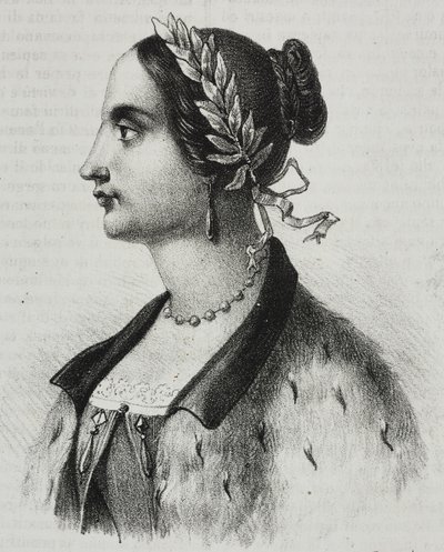 Portrait of Laura Bassi Veratti, Italian physicist and academic by Salvatore Puglia