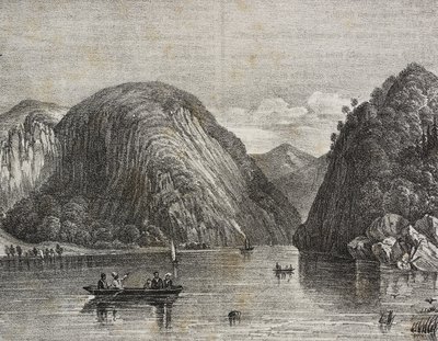 Rogers Passage in Lake George, United States of America (lithograph) by Salvatore Puglia